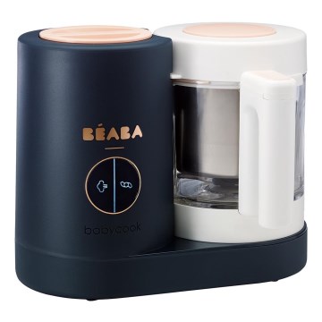 Beaba - Panela a vapor 2em1 BABYCOOK NEO azul/branco