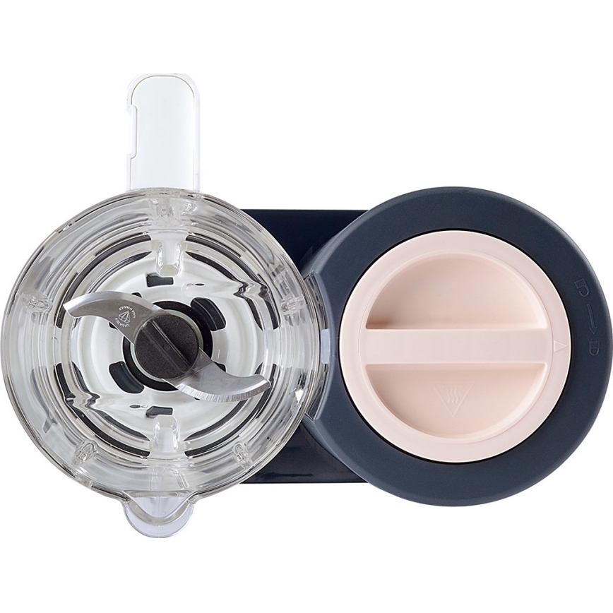 Beaba - Panela a vapor 2em1 BABYCOOK NEO azul/branco