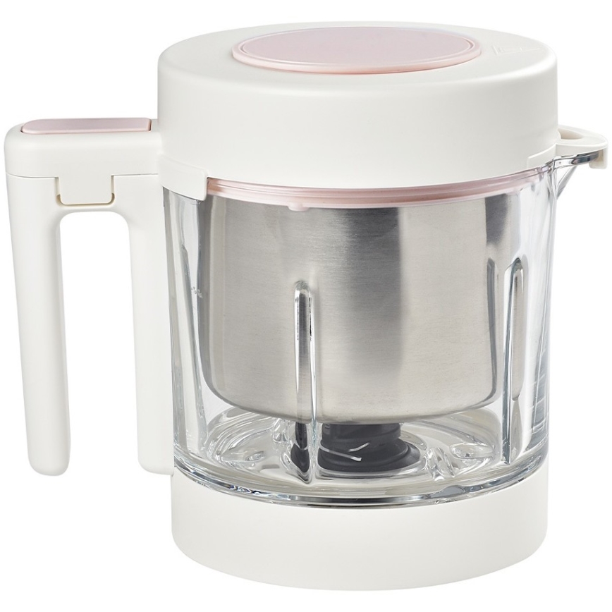 Beaba - Panela a vapor 2em1 BABYCOOK NEO azul/branco