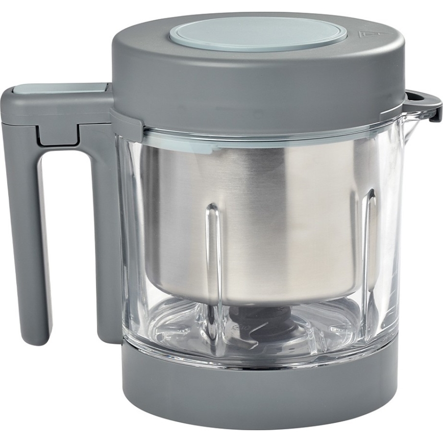 Beaba - Panela a vapor 2em1 BABYCOOK NEO branco/cinzento