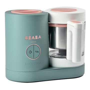 Beaba - Panela a vapor 2em1 BABYCOOK NEO verde/branco
