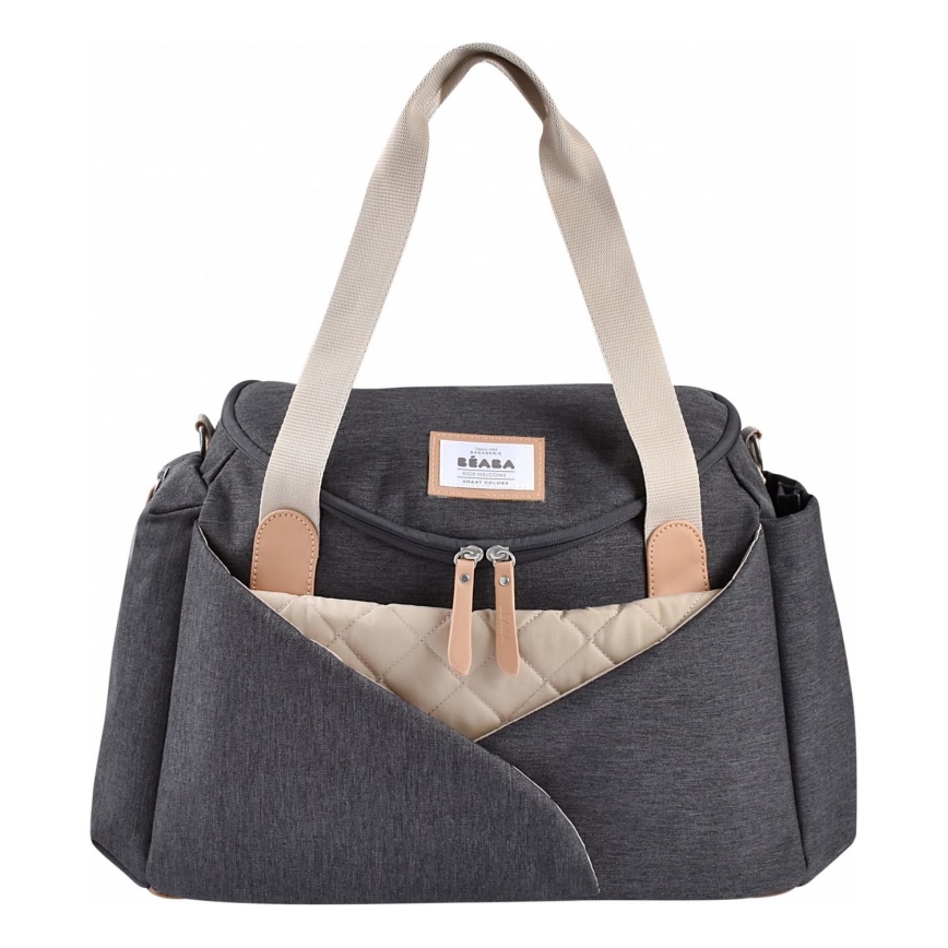 Beaba - Saco de muda da roupa para carrinho de bebé SYDNEY cinzento/bege