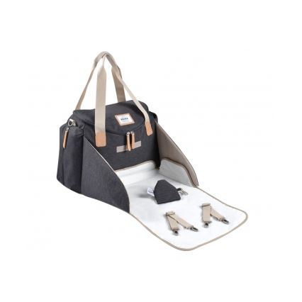 Beaba - Saco de muda da roupa para carrinho de bebé SYDNEY cinzento/bege