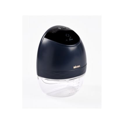Beaba - Tira-leite elétrico mãos-livres 180 ml 1300 mAh azul