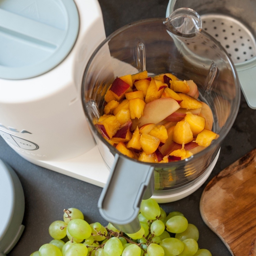 Beaba - Cozedor a vapor 2 em 1 BABYCOOK NEO verde/branco
