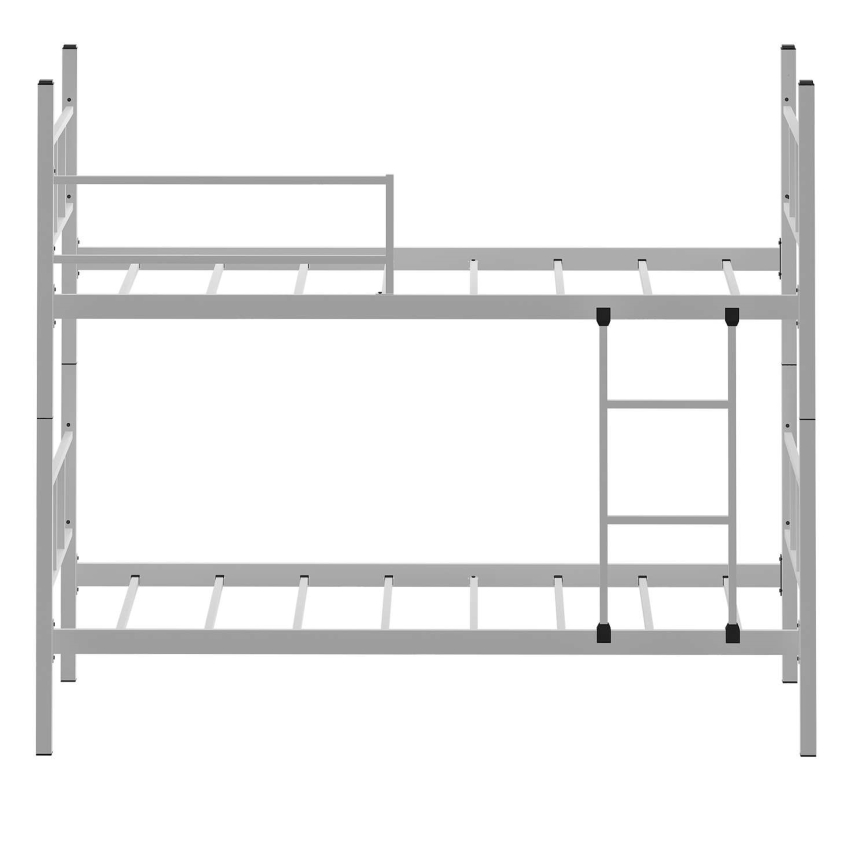 Beliche metálico MAVEN 90x200 cm, branco, capacidade de carga 2x100 kg