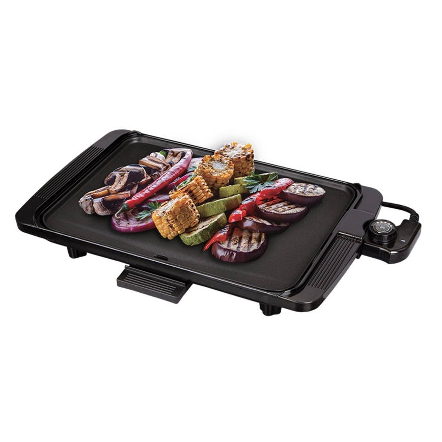 BerlingerHaus - Grelhador de mesa elétrico com superfície anti-aderente 1500W/230V preto