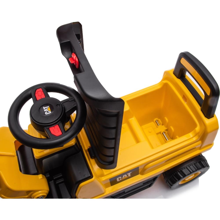 Bicicleta de empurrar carregador CAT 2xAA amarelo/preto