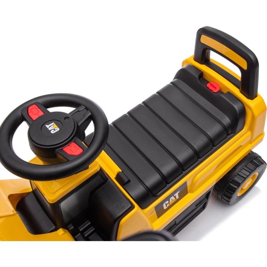 Bicicleta de empurrar carregador CAT 2xAA amarelo/preto