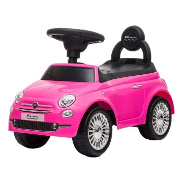Bicicleta de empurrar Fiat 500 2xAA rosa