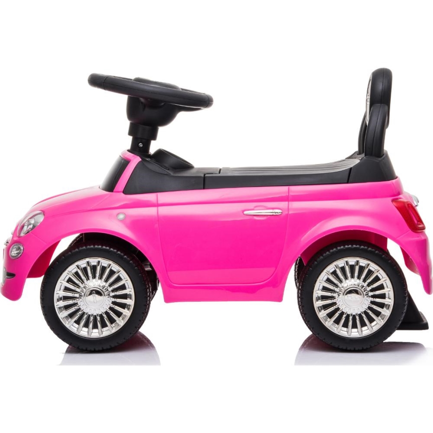 Bicicleta de empurrar Fiat 500 2xAA rosa