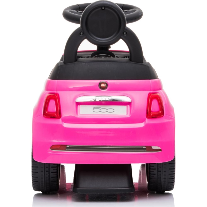 Bicicleta de empurrar Fiat 500 2xAA rosa