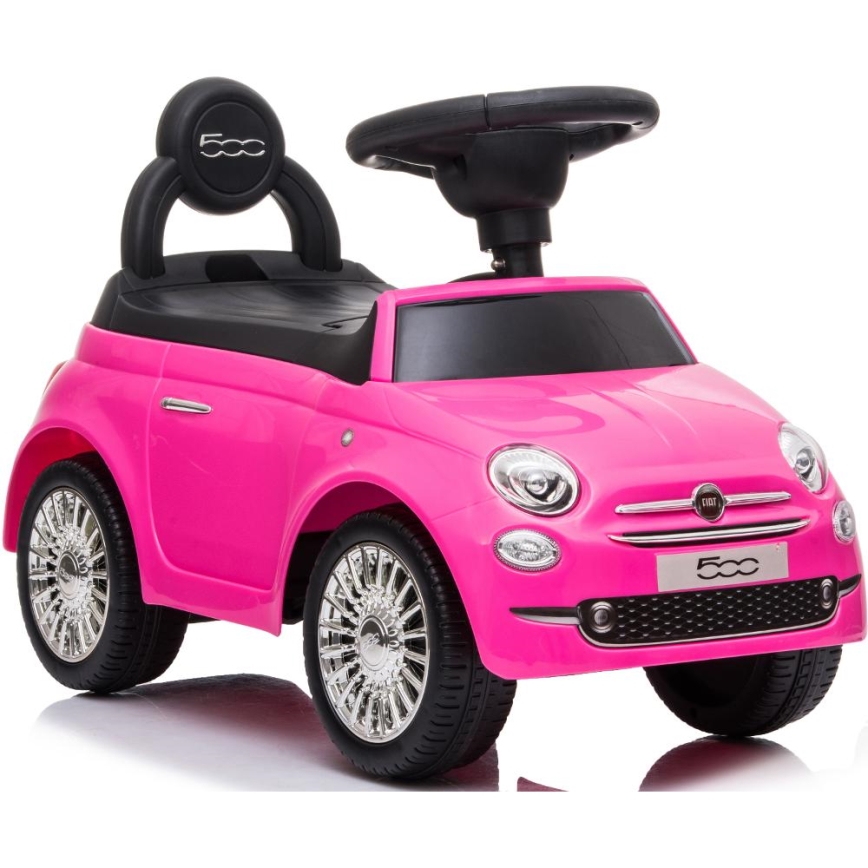 Bicicleta de empurrar Fiat 500 2xAA rosa