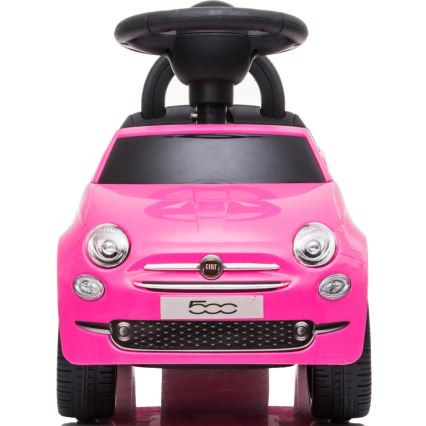Bicicleta de empurrar Fiat 500 2xAA rosa