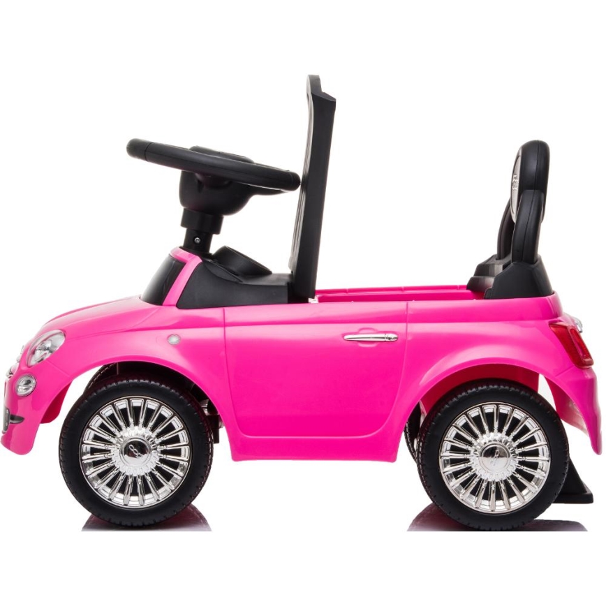 Bicicleta de empurrar Fiat 500 2xAA rosa