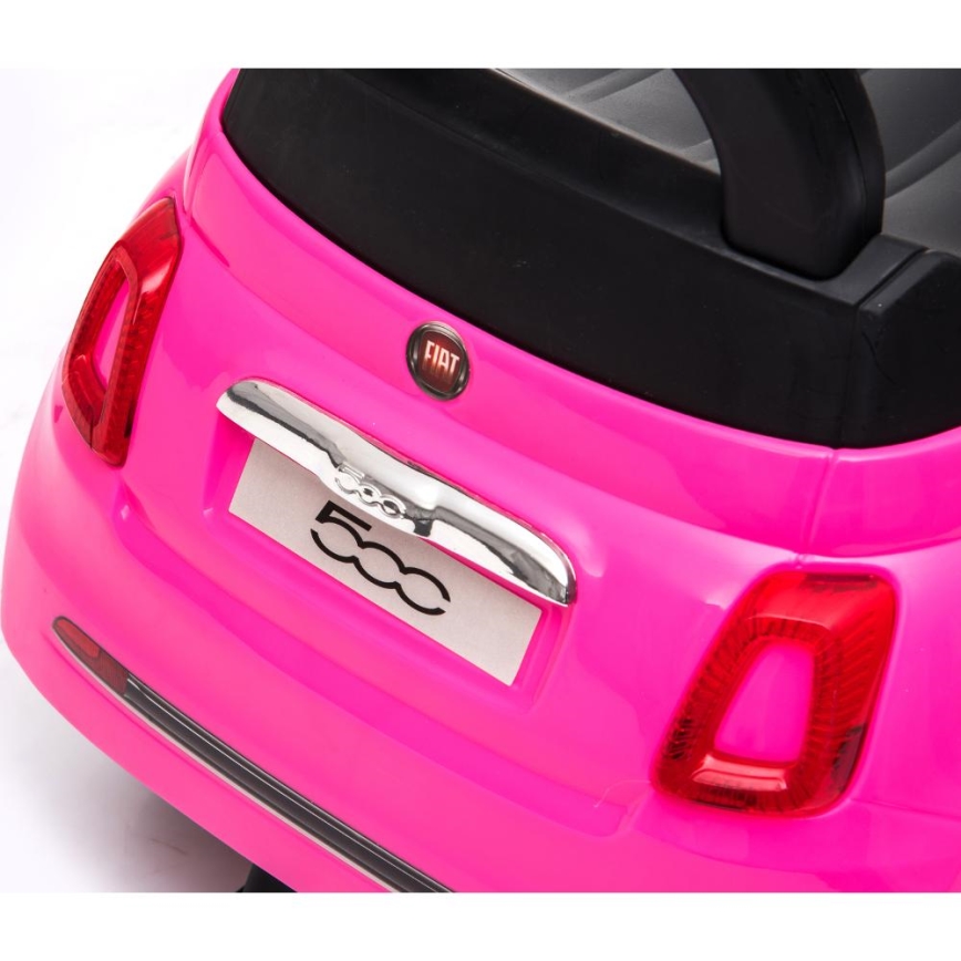 Bicicleta de empurrar Fiat 500 2xAA rosa