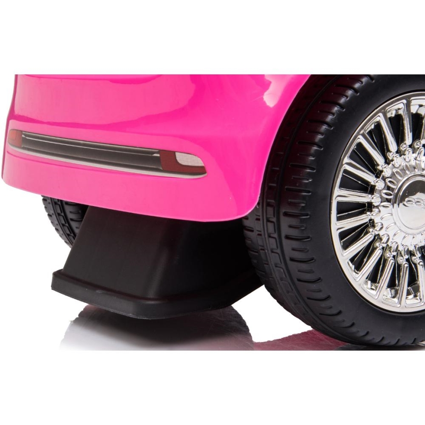 Bicicleta de empurrar Fiat 500 2xAA rosa