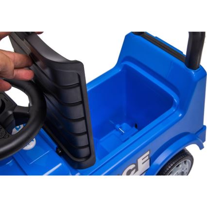 Bicicleta de empurrar Mercedes Carro da polícia 2xAA azul