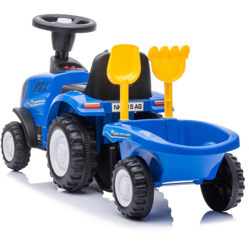 Bicicleta de empurrar NEW HOLLAND 2xAA azul/preto