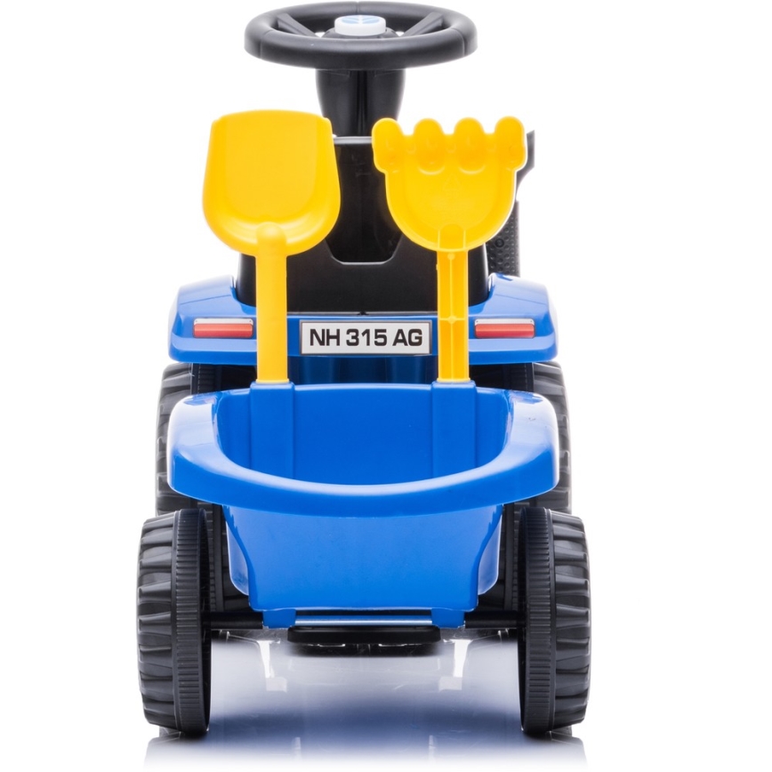 Bicicleta de empurrar NEW HOLLAND 2xAA azul/preto