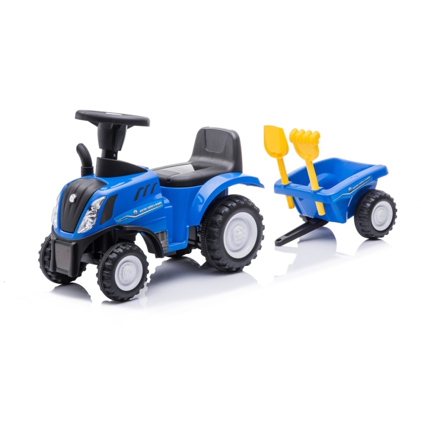 Bicicleta de empurrar NEW HOLLAND 2xAA azul/preto