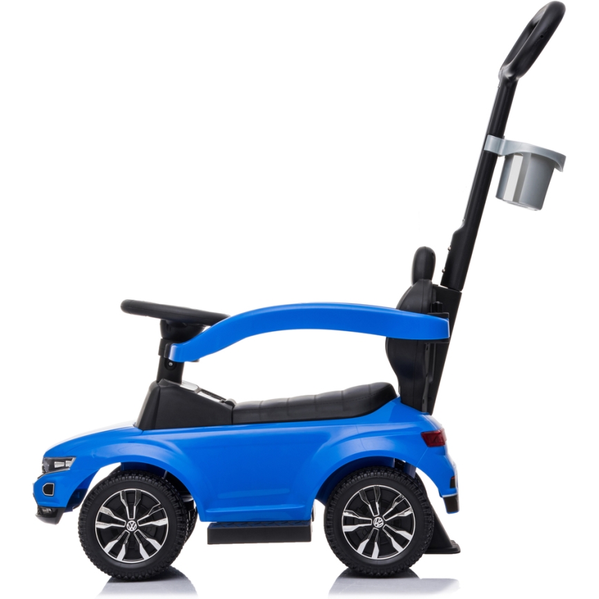 Bicicleta de empurrar Volkswagen 3em1 2xAA azul/preto