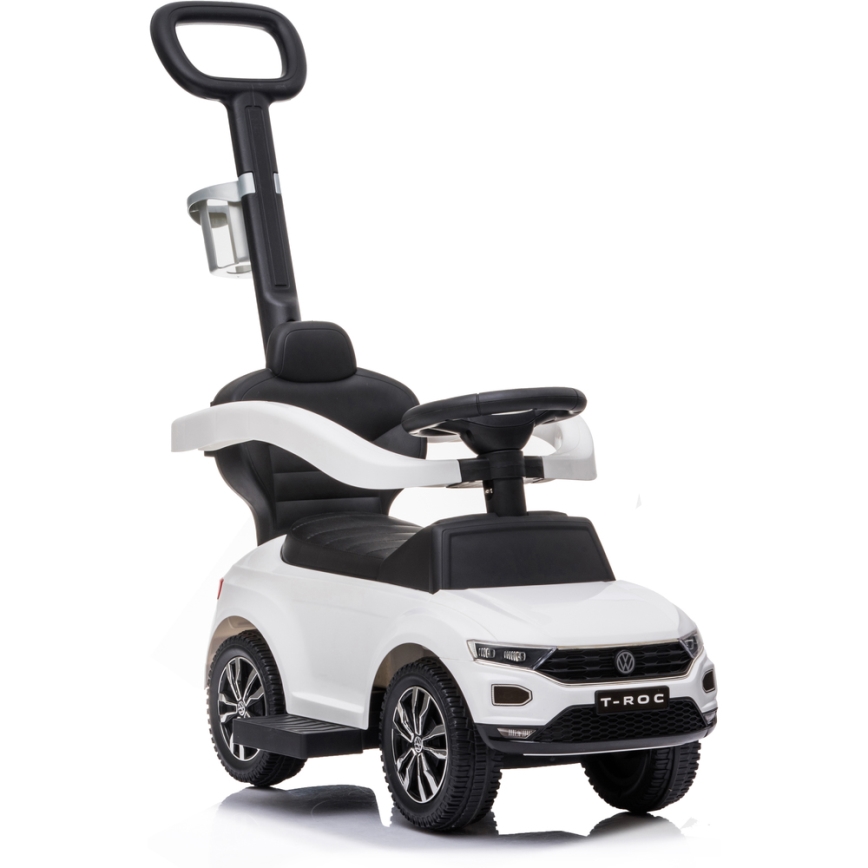 Bicicleta de empurrar Volkswagen 3em1 2xAA branco/preto
