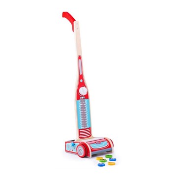 Bigjigs Toys - Aspirador de bastão