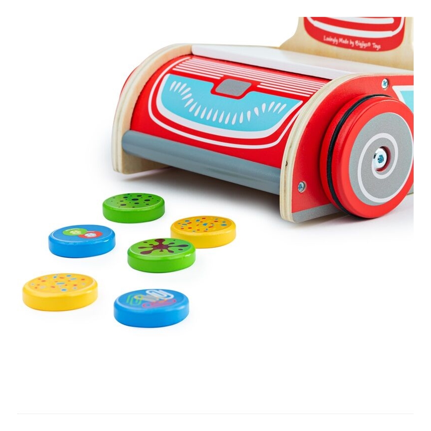 Bigjigs Toys - Aspirador de bastão