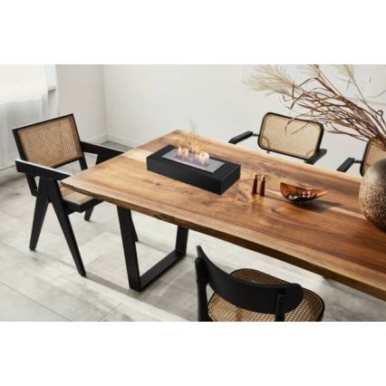 Kratki - Lareira BIO 8,5x49 cm 2,5kW preta