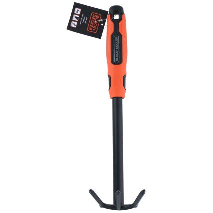 BLACK+DECKER - Enxada de jardim com três pontas para soltar o solo 30 cm