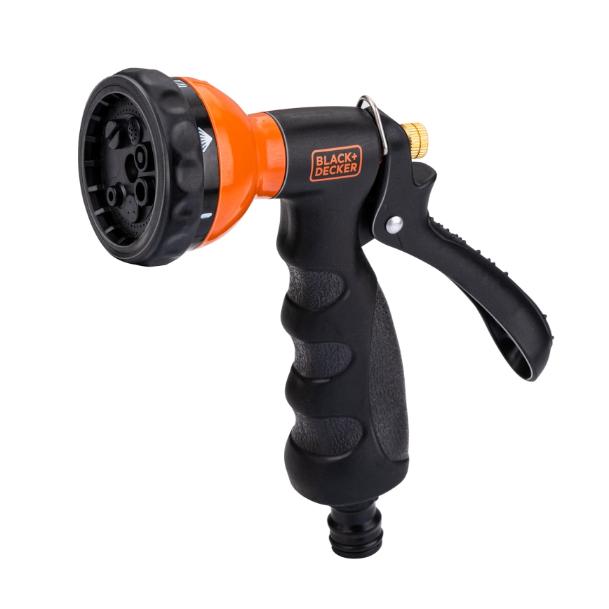 BLACK+DECKER - Pistola de rega com 3 conectores