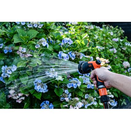BLACK+DECKER - Pistola de rega com 3 conectores