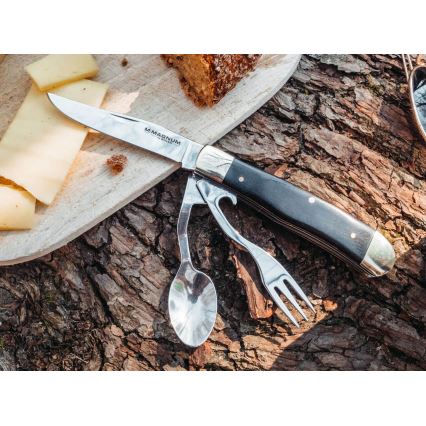 Böker - Canivete com talheres Magnum Bon Appetite 18,7 cm pakka