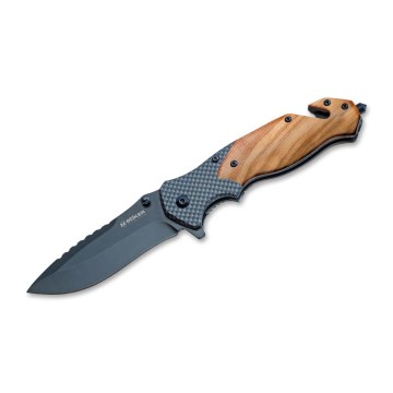 Böker - Canivete Magnum Blomkvist Olive 20,5 cm madeira de oliveira