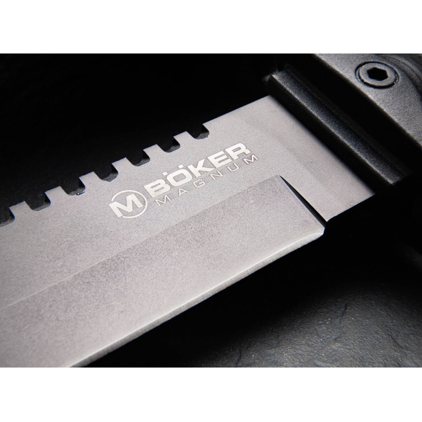 Böker - Faca com lâmina fixa John Jay Survival Faca 34,5 cm