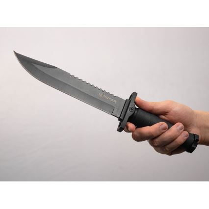 Böker - Faca com lâmina fixa John Jay Survival Faca 34,5 cm