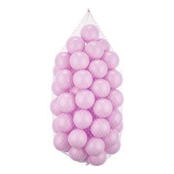 Bolas de brincar em plástico 50 unid. diâmetro 7 cm rosa