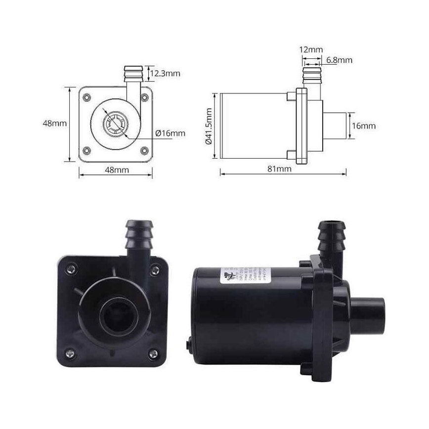 Bomba 8-24VDC 900l/hora