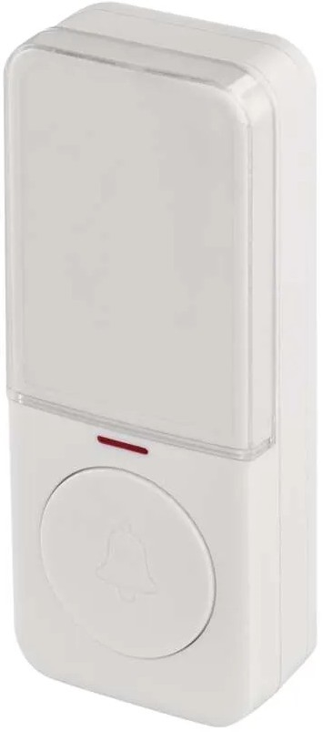 Botão sem fios para campainha, 1x CR2032, branco