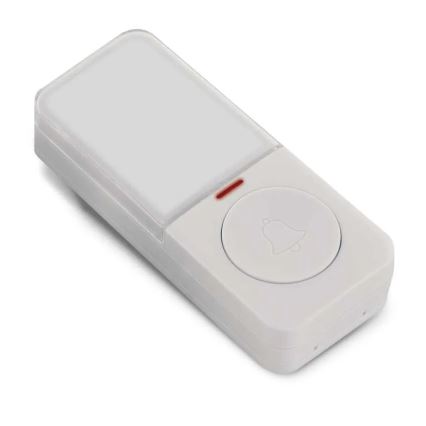 Botão sem fios para campainha, 1x CR2032, branco