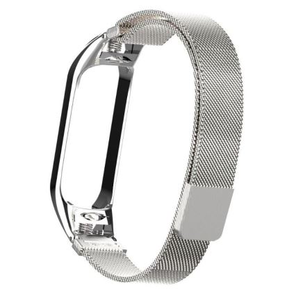 Bracelete metálica para Xiaomi Mi Band 5/6 prateada