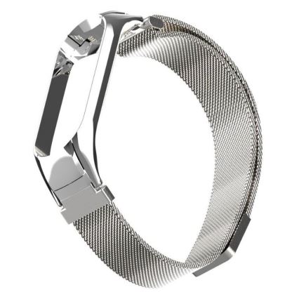 Bracelete metálica para Xiaomi Mi Band 5/6 prateada