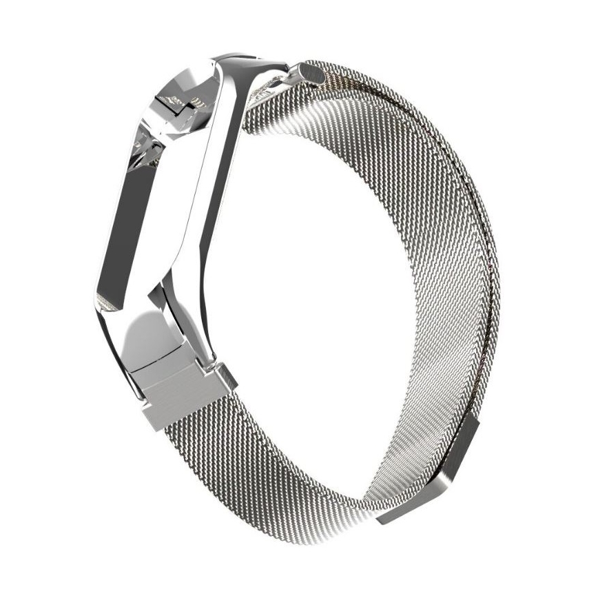Bracelete metálica para Xiaomi Mi Band 5/6 prateada