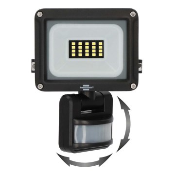 Brennenstuhl - Holofote exterior LED com sensor LED/10W/230V 6500K IP65