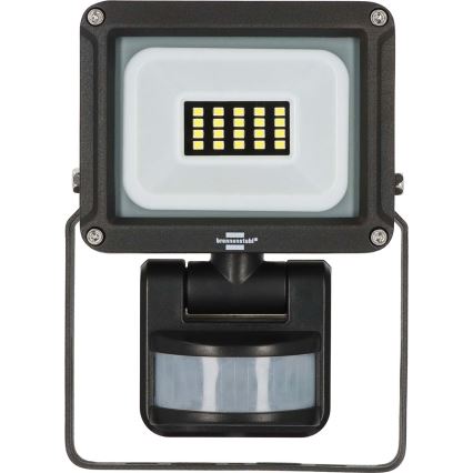 Brennenstuhl - Holofote exterior LED com sensor LED/10W/230V 6500K IP65