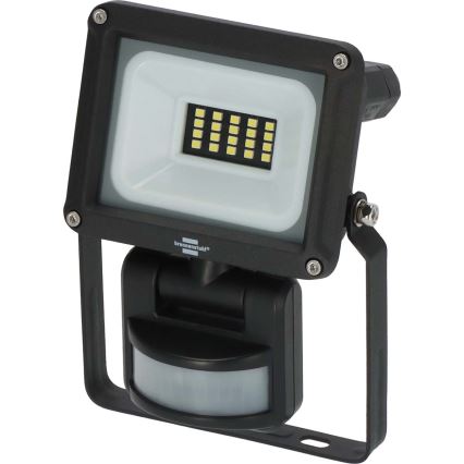 Brennenstuhl - Holofote exterior LED com sensor LED/10W/230V 6500K IP65