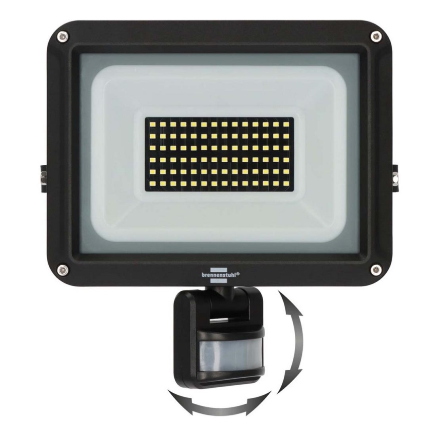 Brennenstuhl - Holofote exterior LED com sensor LED/50W/230V 6500K IP65