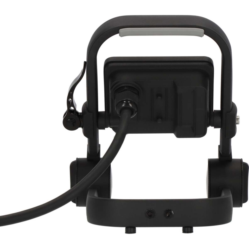 Brennenstuhl - Holofote exterior LED com suporte LED/10W/230V 6500K IP65