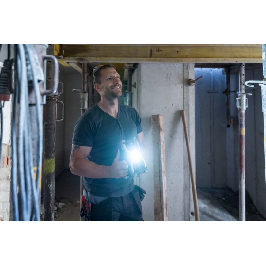 Brennenstuhl - Holofote LED recarregável LED/15W/5V 5000 mAh IP65